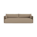 Audo Copenhagen offset 3 seater sofa in Logan flint 