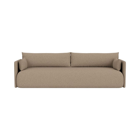 Audo Copenhagen offset 3 seater sofa in Logan flint 