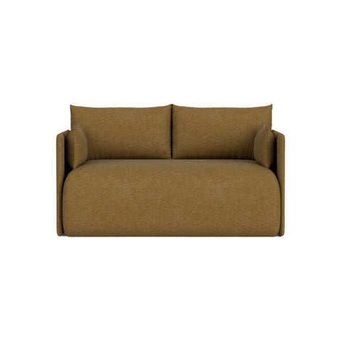 Audo Copenhagen Offset Sofa Bed 2-Seater in Audo Bouclé 06, packshot on white