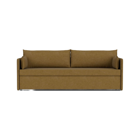 Audo Copenhagen Offset Sofa Bed 3-Seater in Audo Bouclé 06, packshot on white