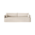 Audo Copenhagen Loose Cover for Offset Sofa 3-Seater in Logan Jasmine, packshot on white