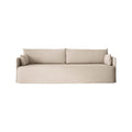 Audo Copenhagen Loose Cover for Offset Sofa 3-Seater in Logan Sand, packshot on white