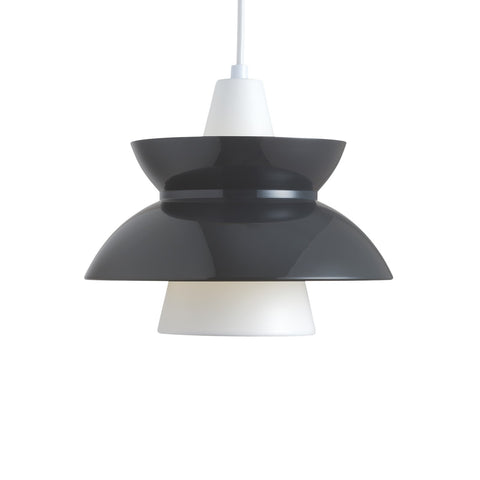 doo wop dark grey lighting pendant designed by louis poulsen