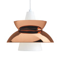 doo wop copper lighting pendant designed by louis poulsen