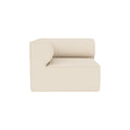Audo Copenhagen Eave Sectional, 38" Depth, Left Corner in Logan Jasmine, packshot on white