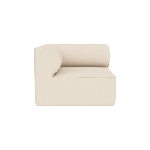 Audo Copenhagen Eave Sectional, 38" Depth, Left Corner in Logan Jasmine, packshot on white