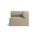 Audo Copenhagen Eave Sectional, 38" Depth, Right Corner in Audo Bouclé 02, packshot on white
