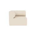 Audo Copenhagen Eave Sectional, 34" Depth, Standard Modules, Left Corner, 34" in Logan Jasmine, packshot on white