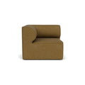 Audo Copenhagen Eave Sectional, 34" Depth, Standard Modules, Left Corner, 34" in Audo Bouclé 06, packshot on white