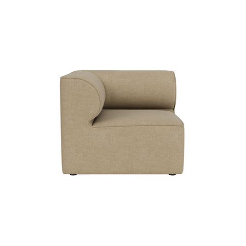 Audo Copenhagen Eave Sectional, 34" Depth, Standard Modules, Left Corner, 34" in Audo Bouclé 02, packshot on white