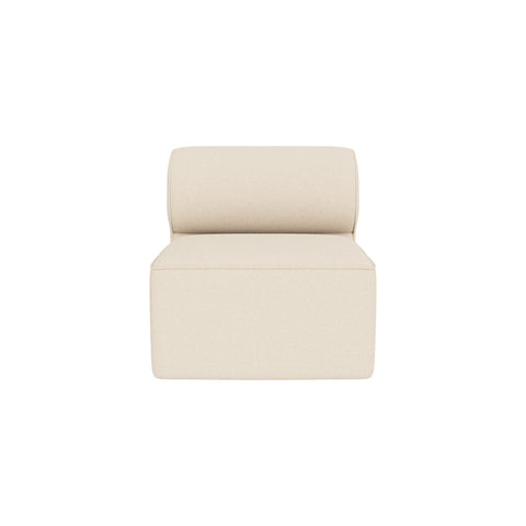 Audo Copenhagen Eave Sectional, 34" Depth, Standard Modules, Open Section in Logan Jasmine, packshot on white