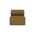 Audo Copenhagen Eave Sectional, 34" Depth, Standard Modules, Open Section in Audo Bouclé 06, packshot on white