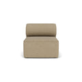 Audo Copenhagen Eave Sectional, 34" Depth, Standard Modules, Open Section in Audo Bouclé 02, packshot on white