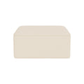Audo Copenhagen Eave Sectional, Pouf 34" in Logan Jasmine, packshot on white