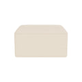 Audo Copenhagen Eave Sectional, Pouf 30" in Logan Jasmine, packshot on white