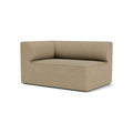 Audo Copenhagen Eave Sectional, 34" Depth, Standard Modules, Left Corner, 51" in Logan Flint, packshot on white