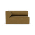 Audo Copenhagen Eave Sectional, 34" Depth, Standard Modules, Left Corner, 51" in Audo Bouclé 06, packshot on white