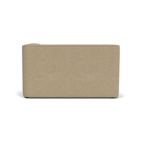 Audo Copenhagen Eave Sectional, 34" Depth, Standard Modules, Right Corner, 51" in Audo Bouclé 02, packshot on white