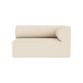 Audo Copenhagen Eave Sectional, 34" Depth, Standard Modules, Right Corner, 51" in Logan Jasmine, packshot on white