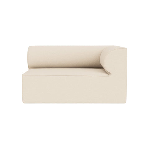 Audo Copenhagen Eave Sectional, 34" Depth, Standard Modules, Right Corner, 51" in Logan Jasmine, packshot on white