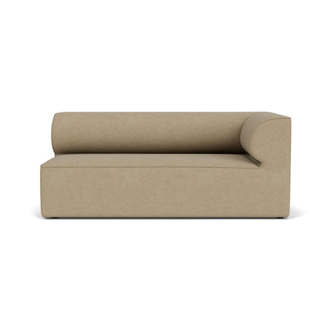 Audo Copenhagen Eave Sectional, 34" Depth, Standard Modules, Right Corner, 68" in Audo Bouclé 02, packshot on white