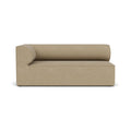 Audo Copenhagen Eave Sectional, 34" Depth, Standard Modules, Left Corner, 68" in Logan Flint, packshot on white