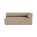 Audo Copenhagen Eave Sectional, 34" Depth, Standard Modules, Right Corner, 68" in Logan Flint, packshot on white