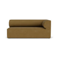 Audo Copenhagen Eave Sectional, 34" Depth, Standard Modules, Right Corner, 68" in Audo Bouclé 06, packshot on white