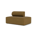 Audo Copenhagen Eave Sectional, 34" Depth, Chaise Modules, Right Open End in Audo Bouclé 06, packshot on white