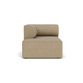 Audo Copenhagen Eave Sectional, 34" Depth, Chaise Modules, Left Chaise Lounge in Audo Bouclé 02, packshot on white