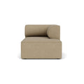 Audo Copenhagen Eave Sectional, 34" Depth, Chaise Modules, Right Chaise Lounge in Logan Flint, packshot on white