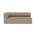 Audo Copenhagen Eave Sectional, 38" Depth, Left Corner, 76" in Logan Flint, packshot on white