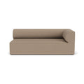 Audo Copenhagen Eave Sectional, 38" Depth, Right Corner, 76" in Logan Flint, packshot on white