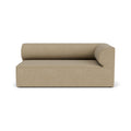 Audo Copenhagen Eave Sectional, 38" Depth, Right Corner, 76" in Audo Bouclé 02, packshot on white