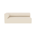 Audo Copenhagen Eave Sectional, 38" Depth, Left Corner, 76" in Logan Jasmine, packshot on white