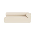 Audo Copenhagen Eave Sectional, 38" Depth, Right Corner, 76" in Logan Jasmine, packshot on white