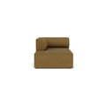 Audo Copenhagen Eave Sectional, 38" Depth, Left Chaise Lounge in Audo Bouclé 06, packshot on white