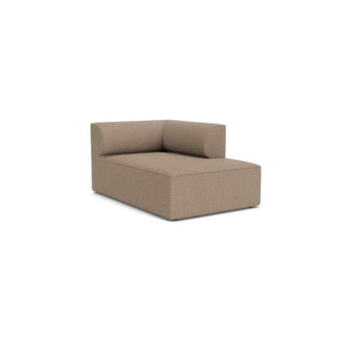 Audo Copenhagen Eave Sectional, 38" Depth, Right Chaise Lounge in Logan Flint, packshot on white