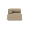 Audo Copenhagen Eave Sectional, 34" Depth, Chaise Modules, Left Chaise Lounge in Logan Flint, packshot on white