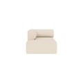Audo Copenhagen Eave Sectional, 38" Depth, Left Chaise Lounge in Logan Jasmine, packshot on white