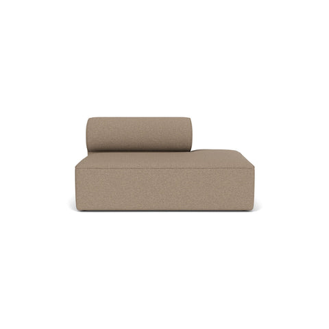 Audo Copenhagen Eave Sectional, 38" Depth, Right Open End in Logan Flint, packshot on white