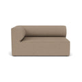 Audo Copenhagen Eave Sectional, 38" Depth, Left Corner, 57" in Logan Flint, packshot on white