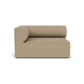 Audo Copenhagen Eave Sectional, 38" Depth, Left Corner, 57" in Audo Bouclé 02, packshot on white