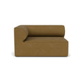 Audo Copenhagen Eave Sectional, 38" Depth, Left Corner, 57" in Audo Bouclé 06, packshot on white