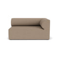Audo Copenhagen Eave Sectional, 38" Depth, Right Corner, 57" in Logan Flint, packshot on white