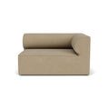 Audo Copenhagen Eave Sectional, 38" Depth, Right Corner, 57" in Audo Bouclé 02, packshot on white