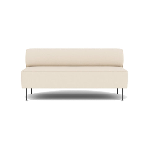 Audo Copenhagen Eave Dining Sofa, Open Section 65" in Logan Jasmine, packshot on white