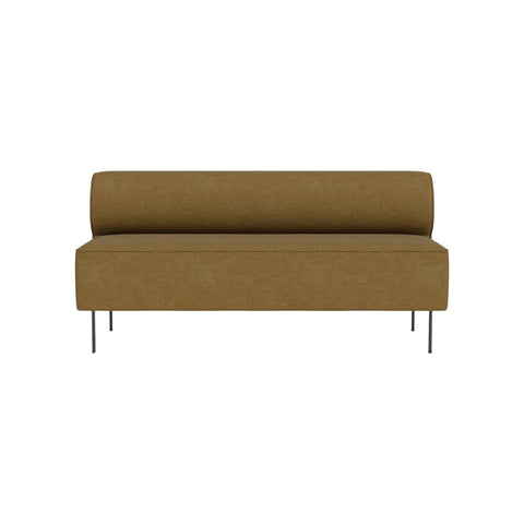 Audo Copenhagen Eave Dining Sofa, Open Section 65" in Audo Bouclé 06, packshot on white