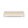 Audo Copenhagen Eave Dining Sofa, Open Section 110" in Logan Jasmine, packshot on white