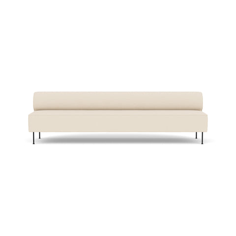Audo Copenhagen Eave Dining Sofa, Open Section 110" in Logan Jasmine, packshot on white